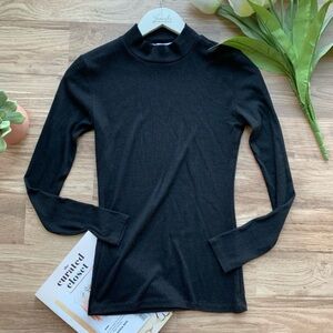 Falling Love Black Turtleneck